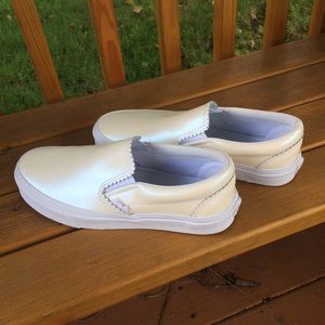 custom iridescent off white vans